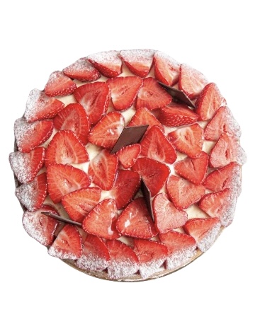 LA TARTE FRAISE VANILLE OU FRAISE PISTACHE 
