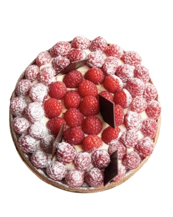 LA TARTE FRAMBOISE VANILLE OU FRAMBOISE PISTACHE